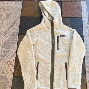Patagonia Women’s Retro Pile Fleece Hoodie size Small
